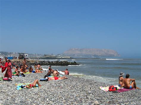 Beach Of Miraflores District Lima Peru A Nice Day At T Flickr