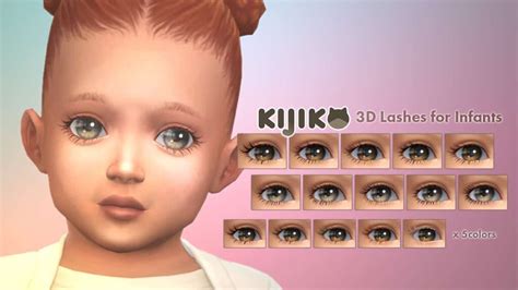 The Most Adorable Sims 4 Infant Eyelashes The Ultimate List