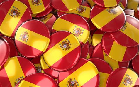 Spain Flag Buttons Stock Illustration Illustration Of South 48808180