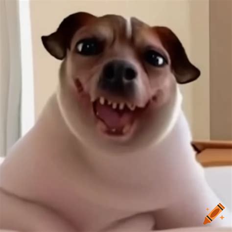 Funny Dog Meme With Baddie Makeup Filter