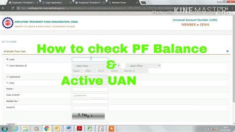How To Check Pf Balance And Active Uan Provident Fund Pf Balance