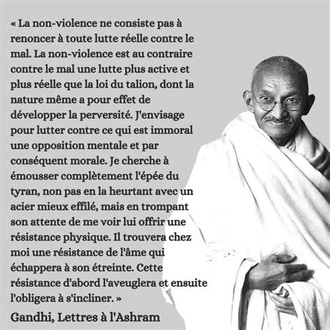 La Non Violence Selon Gandhi Apprendre La Philosophie