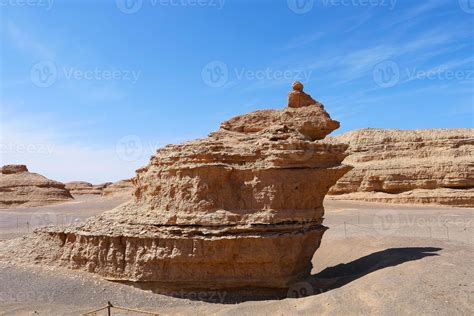 Yardang Landform In Dunhuang Unesco Global Geopark Gansu China