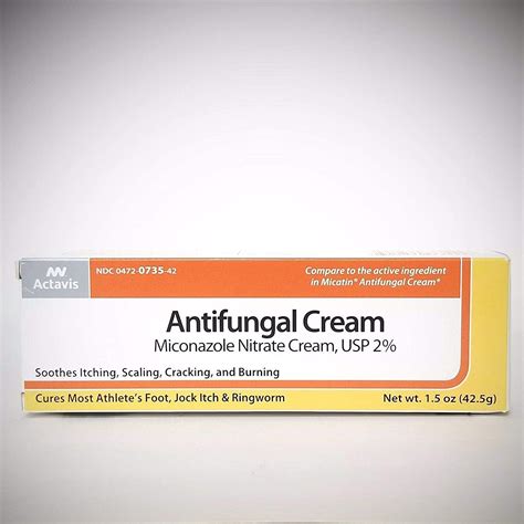 Actavis Alpharma Miconazole Nitrate 2 Cream 15 Oz