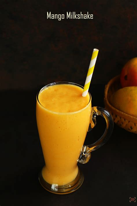 Mango Milkshake Recipe Mango Shake Recipe Sharmis Passions