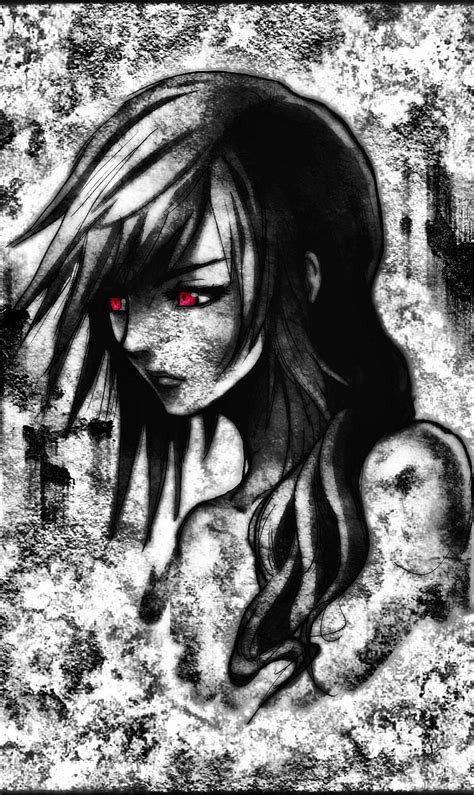 720p Free Download Killer Eyes Anime Drawning Girl Hd Mobile