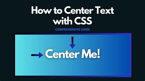 How To Center Text In Css Html All The Things