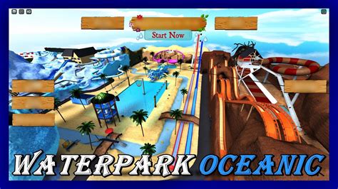 Roblox Waterpark Oceanic Exploring The Slides No Commentary