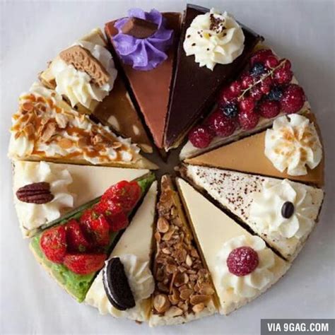 12 Variety Slices Of Cheesecake 9gag