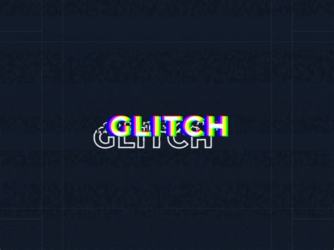 Glitch Text Effect By Anna Mukhina On Dribbble