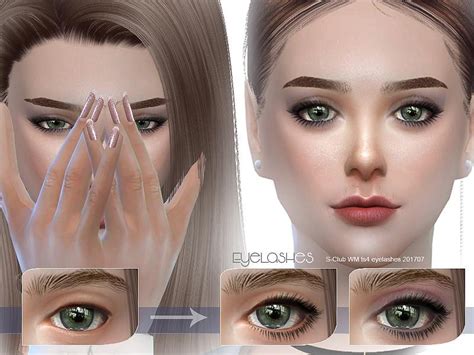 Sims 4 Kids Eyelashes The Sims 4 Best Light Makeup Cc Mods For Your