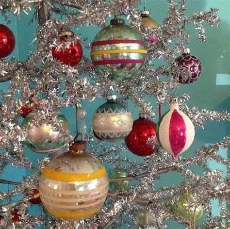 30 Vintage Silver Christmas Tree Ornaments