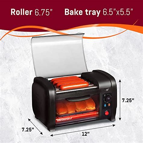 Elite Gourmet Elite Cuisine Ehd 051b Hot Dog Toaster Oven 30 Min