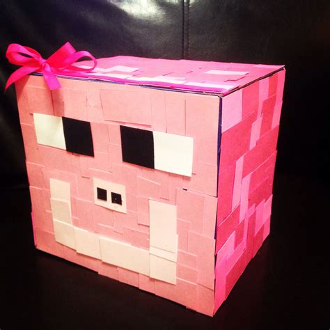 Minecraft Valentines Box Valentines Goodie Bags Valentine Box