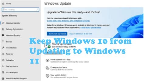 Keep Windows 10 From Updating To Windows 11 5 Ways