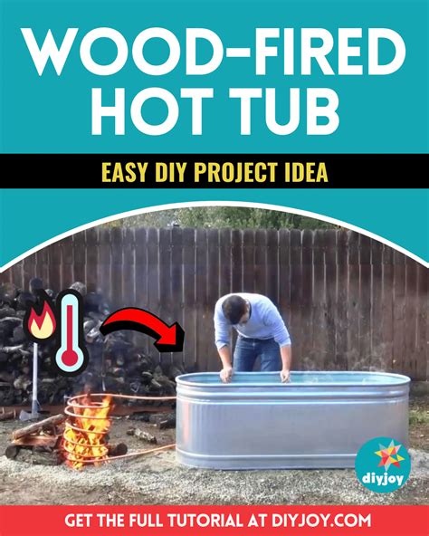 How To Build A Diy Wood Fired Hot Tub