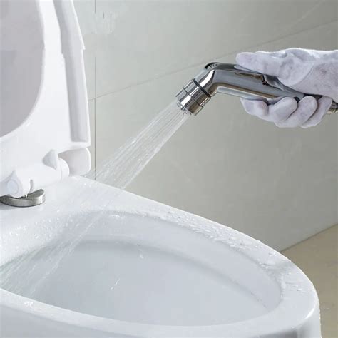 Toilet Spray High Quality Double Mode Chrome Toilet Bidet Spray Jet