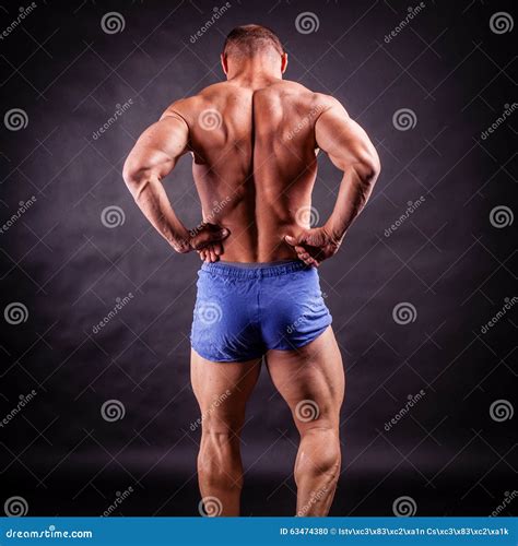 Bodybuilder Stock Photo Image Of Pectorals Flexing 63474380
