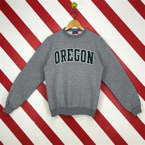 Vintage Oregon Ducks Sweatshirt Oregon Ducks Crewneck Oregon Etsy