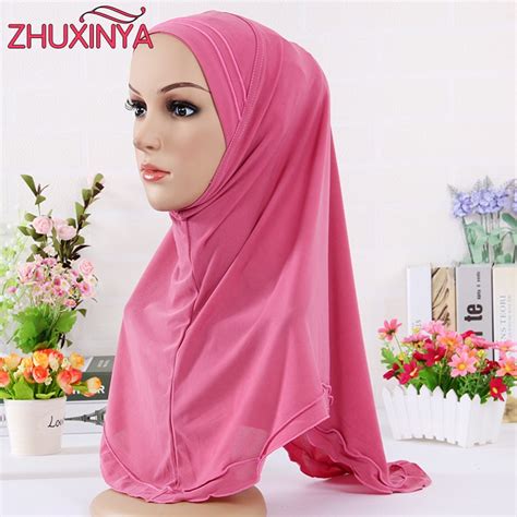 Wholesale 12pcslot Muslim Hijabs Fashion Hat Scarf Women Decorative