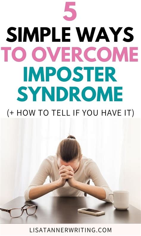 5 simple steps to help you overcome impostor syndrome lisa tanner writing