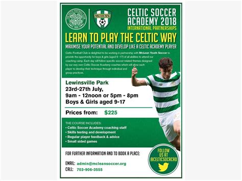 Celtic Fc Scotland Comes To Mclean Mclean Va Patch