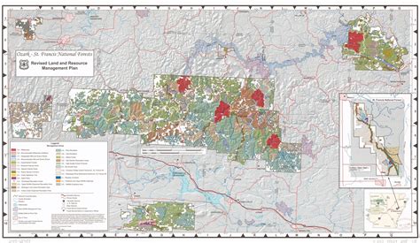 Topographic Map Of Ozark Mountains