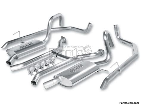 Ford Crown Victoria Exhaust System Cat Back Exhaust Borla 2011 11