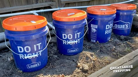Easiest Diy 5 Gallon Bucket Compost Bin Plus Vegetable Planter Youtube