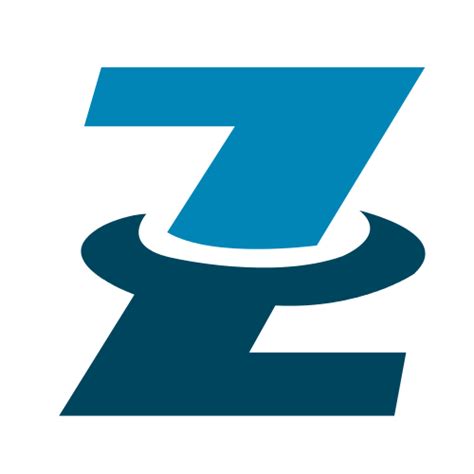 Blue Letter Z Swirl Logo | GraphicSprings