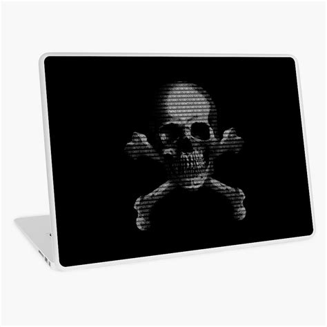 Hacker Skull Laptop Skin For Sale By Packrat Redbubble
