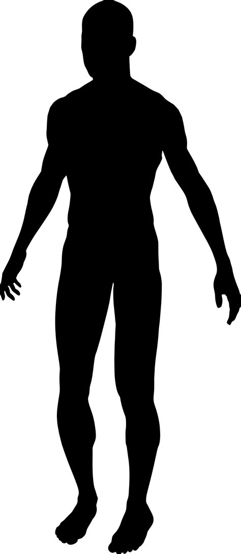 Muscle Man Silhouette At Getdrawings Free Download