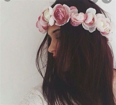Girly Fl🌺 Dpz Tumblr Flower Crown Tumblr Crown Aesthetic