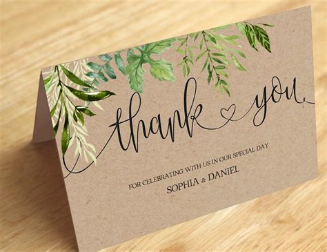 Wedding Thank You Cards Examples 13 In Psd Ai Eps Vector Examples