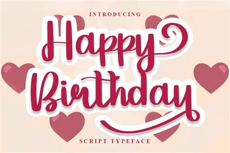 14 Best Happy Birthday Fonts 🎂 Design Inspiration