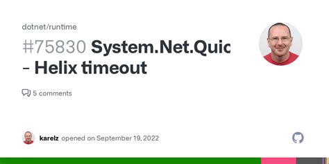 System Net Quic Functional Tests Helix Timeout Issue Dotnet Runtime Github