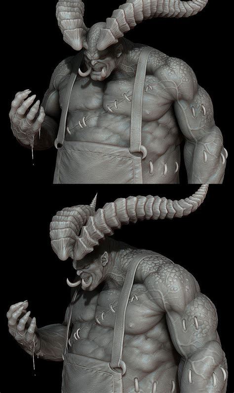 Butcher 2012 Jang Seonghwan Digital Sculpture Butcher Character Modeling