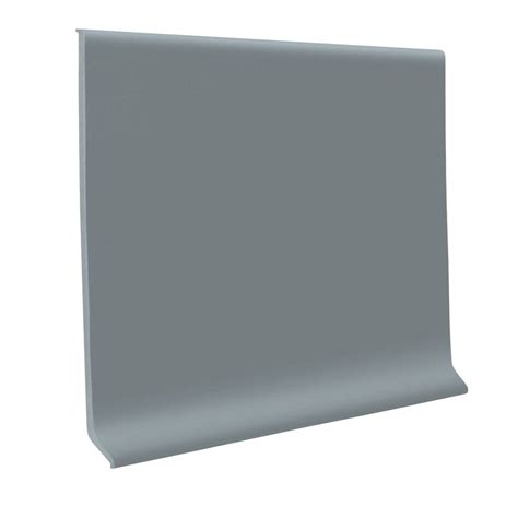 Flexco 4 In W X 120 Ft L Medium Gray Thermoplastic Rubber Wall Base At