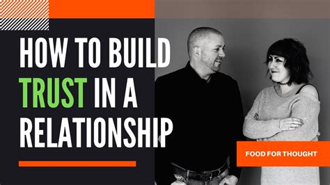 How To Build Trust In A Relationship Youtube