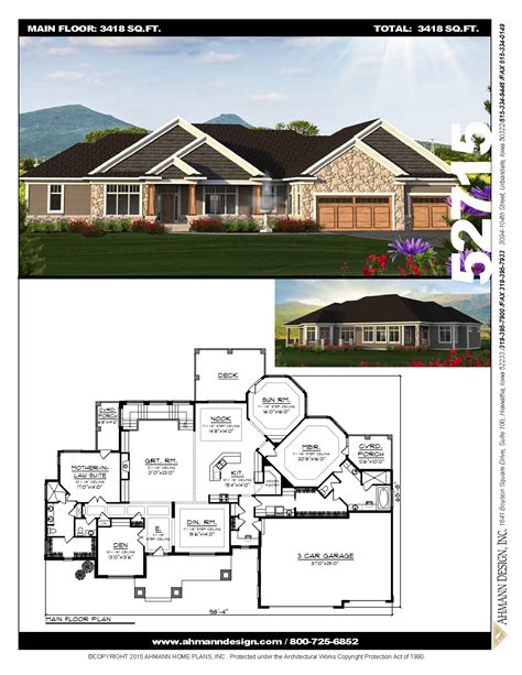 Open Concept Ranch Style Floor Plans Floorplans Click