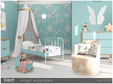 The Sims Resource Angel Kidsroom By Severinka • Sims 4 Downloads