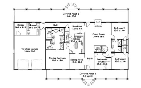 3,327 square feet, 4 bedrooms, 4.5 bathrooms. Linwood One-Story Home Plan 028D-0072 | House Plans and More