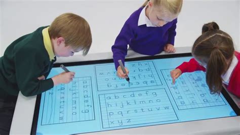 Interactive Tables For Education Youtube