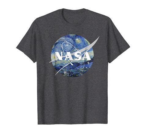 Nasa Starry Night Classic Chevron Logo Graphic T Shirt Awarplus