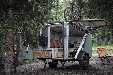 Compact camping trailers lightweight diy trailer plans, kits for the discerning builder. The TigerMoth adventure trailer from Taxa Outdoors is everything you need to stay off the grid ...