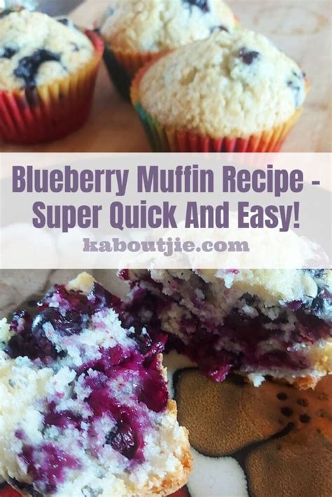 Blueberry Muffin Recipe Super Quick And Easy