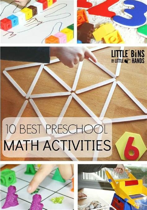 Math Activities For Preschoolers Little Bins For Little Hands
