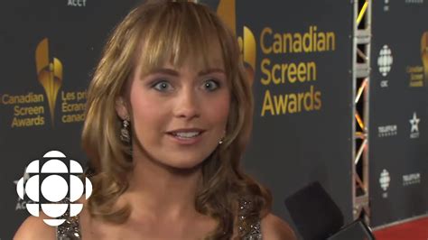 Amber Marshall On The Canadian Screen Awards Red Carpet Youtube