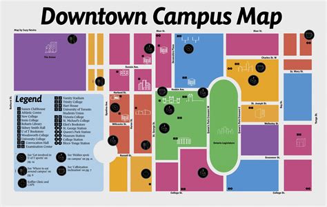 Downtown Campus Map The Varsity