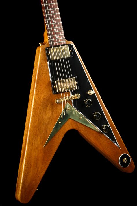 Gibson Custom Shop 1958 Flying V Mahogany Vos Walnut 69 81680 Eddies Guitars